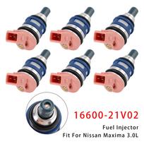 6Pcs Fuel Injector For Nissan Maxima J30 Laurel 88-94 3.0 24V 16600-21V02