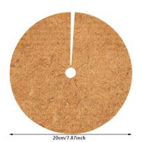 20/25/30/35cm 3PCS Natural Coco Coir Fiber Tree Mulch Ring Protector Organic Mat for Indoor Outdoor Disc Plant Cover Flower Pot 3pcs