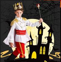 Children's Prince Costume for Halloween and Cosplay - Boys' King Performance Outfit 140cm