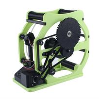 3D Printer Filament Respooler Double Layer Electric Filament Spool Winder for PLA PETG ABS TPU Nylon Green beige