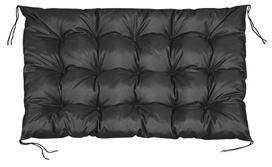 Garden Cushion 120X80 Cm For Pallet Bench, Waterproof, Black