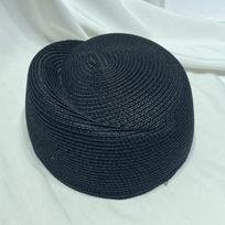 Fashion Straw Material Beret Hat Breathable Vintage Look Hostess Pillbox Hat Fedora Sun Cap Women Wear juoda