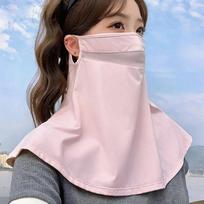 New Full Face Face Mask Adjustable Slimming Design Neck Protection Cover UPF50+ Breathable Fabric Sun Protection Mask Hiking
