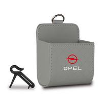 For Opel OPC Astra K J Vectra Corsa Zafira Insignia Mokka Car Emblem Air Outlet Hanging Storage Box Organizer Auto Accessories pilka