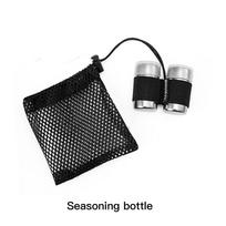 Mini Stainless Steel Spice Shaker Practical Seasoning Container Portable Sprinkler Spices Organizers Outdoor Camping Bottle