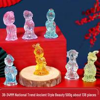 Resin Kylin Feng Shui Wealth Craft DIY Ornaments Creative Gifts for Kids Random 10 pcs (Trial Pack)