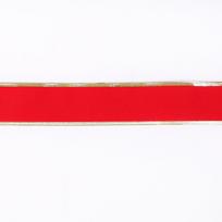 Stunning 10 Meter Red Satin Ribbon With Gold Edges Ideal For Christmas Tree Ornaments