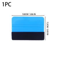 Car Vinyl Wrap Scraper Plastic Spatula DIY Squeegee Wallpaper Smoothing Scratch Free Film Felt Edge Squeegee Window Tinting Tool