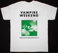 Vampire Weekend Band Frog On The Bass Drum Vol. 01 Cotton Unisex T-Shirt Graphic Tee XXXL