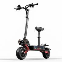 TIFGALOP CL8-OT Sulankstomas suaugusiųjų elektrinis paspirtukas, juodo ir raudono rėmo, 60V 33Ah baterija, 45° įkalnė, tvirtas miesto ir visureigių važiavimui juoda
