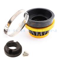 Air Filter 2 Stroke for Pocket Bike 47cc 49cc Engine Carb Carburetor Mini Quad ATV Dirt Bike MiniMoto Go Kart Buggy auksas