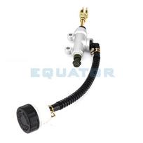 45mm Silver Rear Foot Brake Master Cylinder Pump Quad ATV Hydraulic With Reservoir For Pit Dirt Bikes Motorcycle