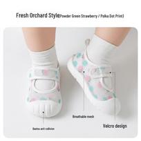 Breathable Mesh Toddler Sandals with Velcro Non-slip Soft Soles for Boys and Girls Inner Length 11.5CM
