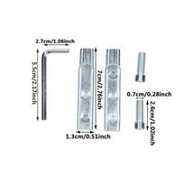 1 Sets Broken Wire Extractor Threading Tools Broken Pipe Screw Remover Water-tap Angle Valve Repair Disassembly Bathroom Tool