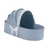 Baby Shower Box Flower Box Flower Arrangement Presents Wrapping Bag mėlyna