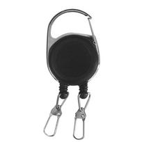 1pc Roll Retractable Retractable Keychain Durable Cord Multifunctional ID Card Holder Anti-lost Double Headed Keychain juoda