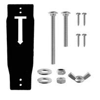 Wear Resistant Spare Tire Carrier Holder Wall Mount Spare Tire Rack  Car Trailer Accessories juoda