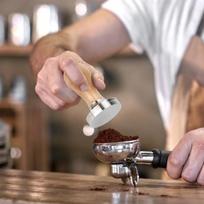 Wooden Handle Espresso Tamper 304 Stainless Steel Stainless Steel Tamper  Coffee Making 51mm