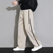 Sportinės kelnės Vyriški Baggy Joggers plačios kelnės Neutralios, kvėpuojančios laisvos lauko kelnės Madingo dizaino bėgimo kelnės plius dydis L chaki
