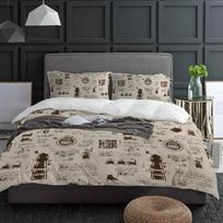 Coffee Grinder Retro Style Duvet Cover With Pillow Case Custom Comforter 3pcs Bedding Set Quilt Cover Double Bed Home Textile EU single(135x200cm)