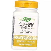 Calcium Magnesium Vitamin D, Calcium Mag and D Complex, Nature's Way  100caps (36344129) 100caps
