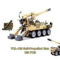 159PCS 0751 Small Tank Model Building Block Toys Morden Military  Army Truck Construction Kiit Children Diy Bricks Toy