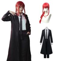 Makima Cosplay Costume with Manga Cosplay Adult Fancy School Stage Outfit with n [Kamihei Ryohin] Wig, Outfit, Size, Cosplay, Dress, Festival,