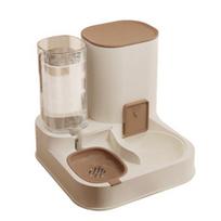 Automatic Dog Feeder And Water Dispenser Large Capacity Feeding And Watering Machine with Sensing Replenishment Sliding Cover Desktop Pet Feeding A ruda