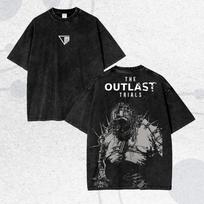 Summer Hot Selling Vintage The Outlast Trials Washed Shirt Womens Unisexs Round Neck Short Sleeved Tshirt S