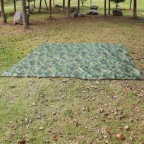 Silver-Coated Waterproof Tarp Tent for 3-4 People - Sun Protection Camping Beach Mat 100*145CM No Accessories