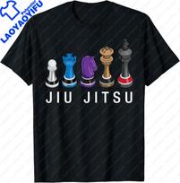 Funny BJJ Brazilian Jiu Jitsu Chess Belt Fighter MMA Gifts TShirt  Unisex Clothing Tops Vintage Clothes Streetwear Camisetas S