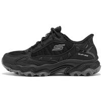 Skechers Stamina At Mountain Shoes Slip-On Easy Wear Black Warrior Outdoor Fashion Lightweight Cushioning Sports Low-Top Hiking Shoes 180370-BBK 35