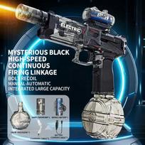 Electric Water Gun High-Speed Rapid Fire Flashing Flame Effect Rechargeable Large Capacity Water Battle Toy Summer Gift for Boys juoda