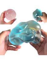 Mėlynos Maltodekstrino Squishy Žaislai Antistresiniai Sensoriniai Fidget Žaislai Minkšti Imituoti Skaidrūs Mėlyni Maltodekstrino Lėtai Atsistatantys Deimpresiniai Žaislai