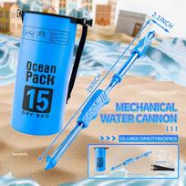 Manual Pull out Water Gun Backpack Water Gun Bag Large Capacity Water Fight Artifact