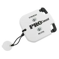 Aids Golf Count With Keychain Stroke Putt Score Counter Two Digits Scoring Keeper Golf Shot Count juoda/balta