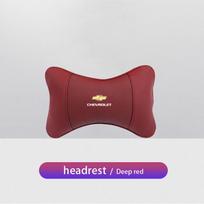 Leather Car Seat Headrest Memory Foam Comfort Neck Pillow Auto Interior For Chevrolet Silverado Beat Groove Volt Lacetti SS Trax