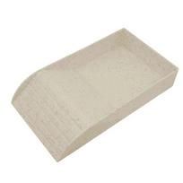 Smooth Tortoise Feeder With Platform Turtle Tank Resting Terrace Reptile Water Bowl  Tortoise beige-S