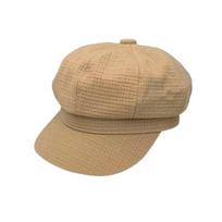 Casual Wear Octagonal Women Berets Winter Accessories Soft Fabric Newsboy Hat Retro Visors Cap Female Wear chaki