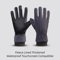 Fashion Warm Snowboard Gloves Waterproof Thickening Touch Screen Gloves Full Fingers Velvet Gloves Women Men