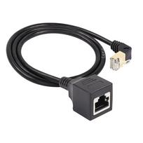 SinLoon Ethernet Extension Cat8 LAN Bend LAN Cable High Speed 40Gbps 2000MHz Network RJ45 Network Connector for Router Modem TV PC Laptop Cable,