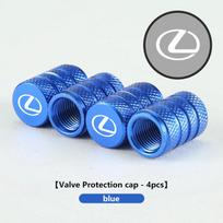 4PCS Car Wheel Tire Valve Cap Cover Airdust Waterproof For Lexus UX250h RX450h RX300 GX470 CT200h RX400h NX300h RX350