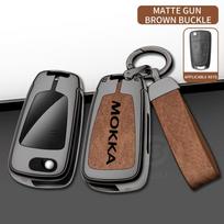 Custom Logo for Opel ASTRA INSIGNIA MOKKA OPCline Zinc Alloy Car Key Case Remote Control Key Case Accessories violetinė