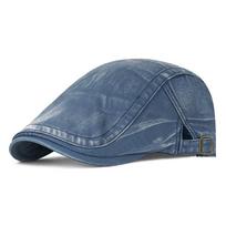 Spring Forward Cap Retro Beret Peaked Cap tamsiai mėlyna spalva