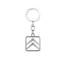 For Citroen C4 C-Elysee C2 C6 C4L Picasso C3 Aircross C5 Aircross 3D Alloy Car Styling Keychain Key Rings Pendants valve cap