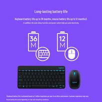 Logitech MK240 Nano Wireless Keyboard and Mouse Combo