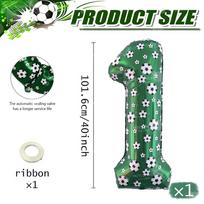 40inch football print digital balloon football print birthday party decoration competition venue layout digital balloon0-9 Other