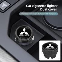 Car Cigarette Lighter Cap Auto Lighter Dust Proof Cover Accessories For Mitsubishi Eclipse Lancer Pajero ASX Colt I200 Ex Star juoda
