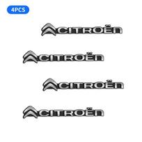 4pcs Car Speaker Audio Badge Stereo Emblem Sticker For Citroen C1 C2 C3 C4 C5 C6 C8 C4L DS3 DS4 DS5LS DS6 Berlingo PICASSO Goods juoda