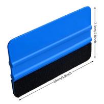 Long Plastic Handle Anti-Slip Car Tint Squeegee Replaceable Soft Rubber Blade PPF Scraper Window Water Cleaning Remover